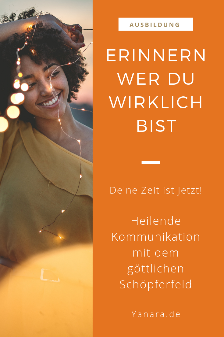 Die nächste Master Class Heilung startet am 12. Oktober 2019.Lerne, die Botschaften deiner Seele zu empfangen und zu verstehen. Eigentlich ist es vielmehr ein Erinnern als ein Lernen. Ein Erinnern, an deinen göttlichen Urgrund. Denn hier bist du reines Licht und vollkommen heil.