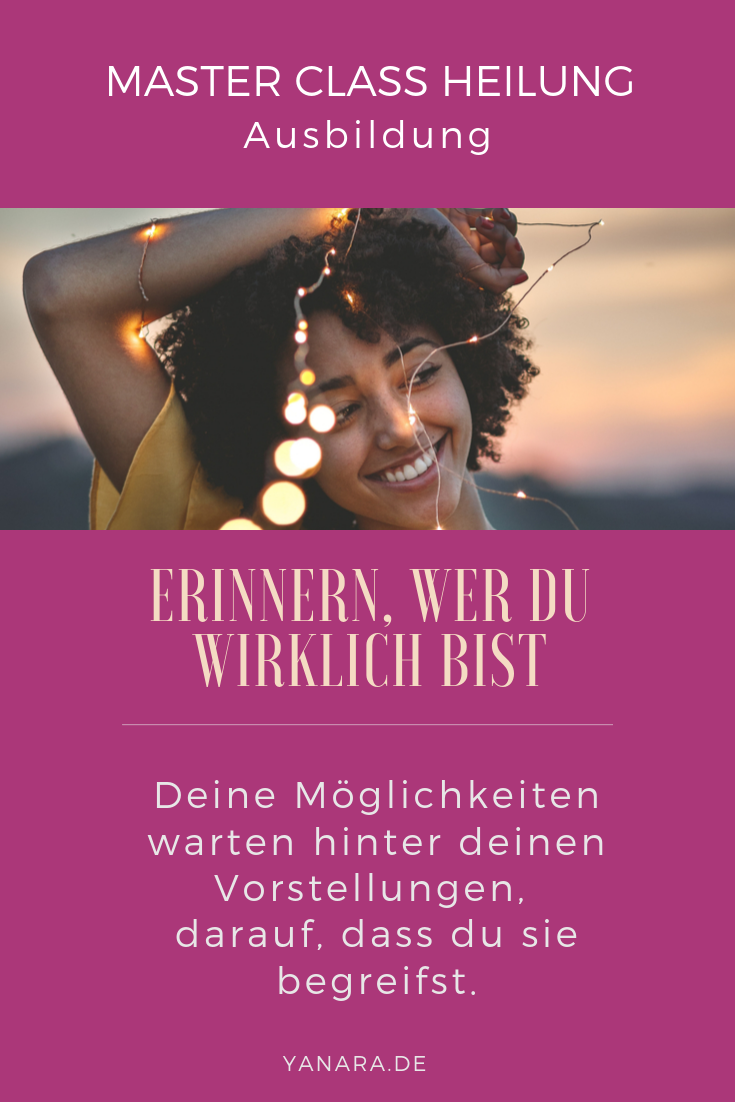 Dies ist eine Einladung! Eine Einladung, dich aus deinem bisherigen Vorstellungsrahmen fallen zu lassen …  mitten hinein in dein unbegrenztes Schöpfer- und Liebespotenzial. Die nächste Master Class Heilung startet am 19. Oktober 2019. #heilerausbildung #heilung #selbstheilung #selbstermächtigung #spirituelleserwachen #meisterschaft 