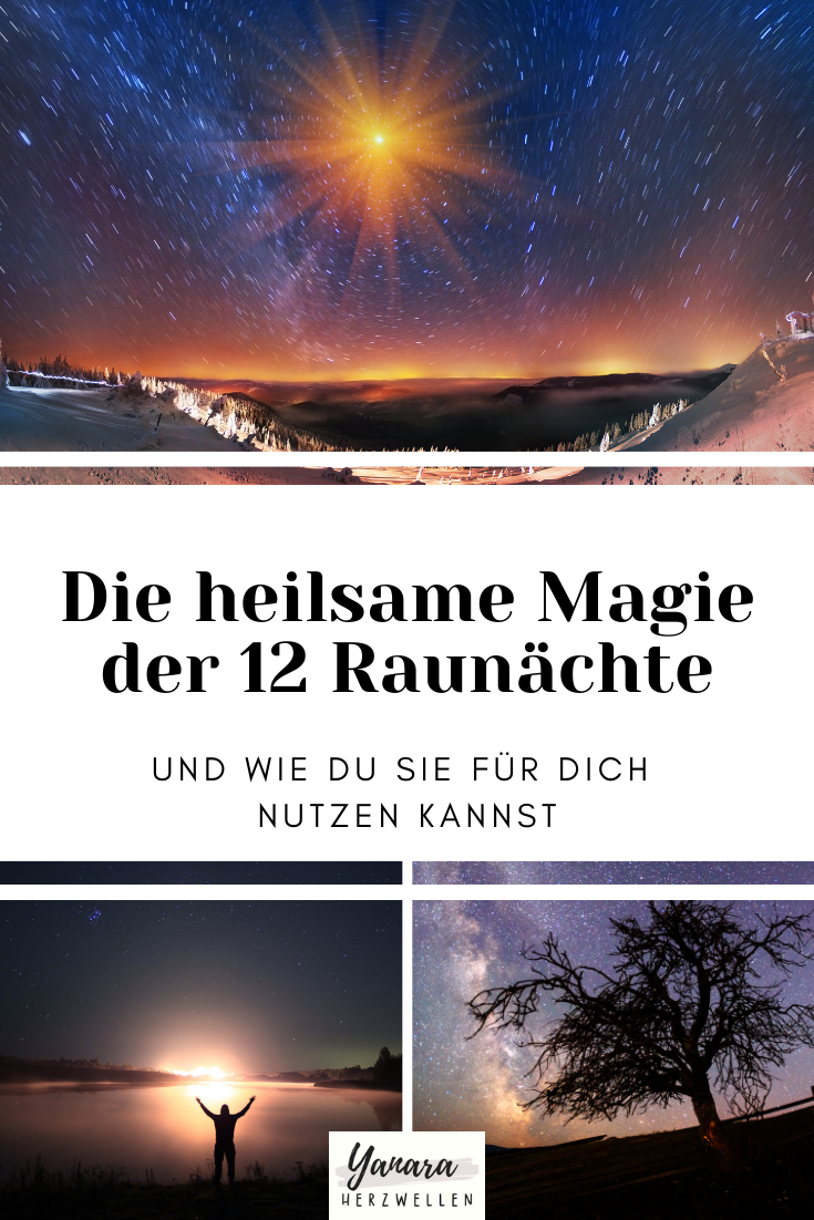 Die heiligen Raunächte sind eine Zeit, in welcher der Austausch mit deiner Seele leicht fällt. Eine ganz besondere Bedeutung haben auch die Träume, die du in diesen heiligen Nächten träumst. Jede der Raunächte steht für einen bestimmten Monat des kommenden Jahres. Die Themen der jeweiligen Nächte erfährst du in diesem Artikel. #yanarahein #raunächte #rauhnächte #mythologie #bewusstsein #träume #spiritualität #selbsterkenntnis #selbstliebe #persönlichkeitsentwicklung #intuition #achtsamkeit #erwachen 